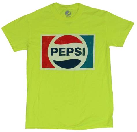 Pepsi Cola Mens T Shirt Distressed Classic Red White And Blue Logo Ebay