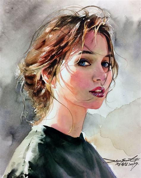 Watercolor Painted Portraits Watercolor Painting