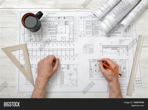 Close Hands Architect Image And Photo Free Trial Bigstock