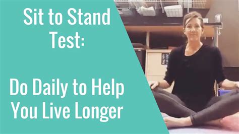 Sit To Stand Test Do This Every Dayit Will Help You Live Longer