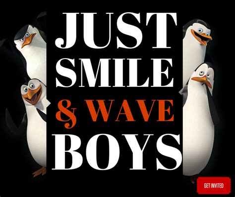 Smile And Wave Boys Madagascar Smile And Wave Silly Quotes