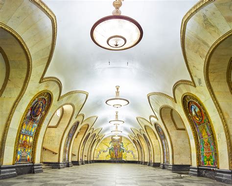 These Photographs Capture The Opulent Beauty Of Empty Moscow Metro