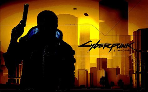 Hd Wallpaper Cyberpunk Cyberpunk 2077 Silhouette