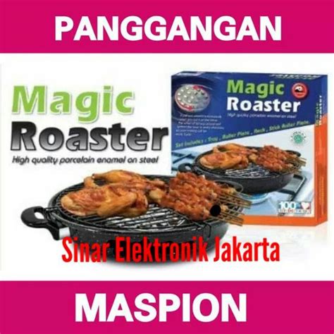 Maspion 34 Cm Magic Roaster Alat Pemanggang Sate, Ayam, Sosis dll