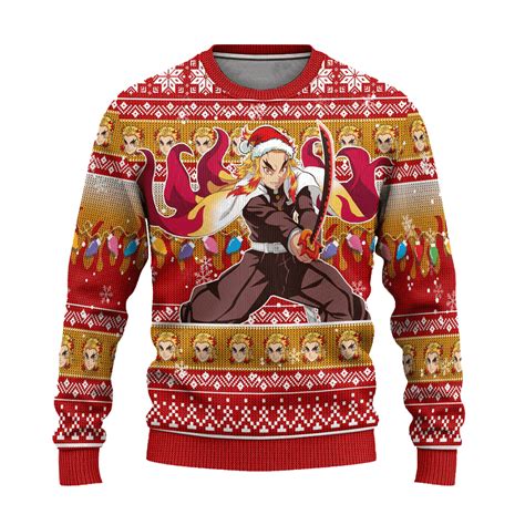 Demon Slayer Mitsuri Kanroji Anime Ugly Christmas Sweater Xmas T