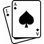 Blackjack Cards Icon Clipart Ace Playing Jack
