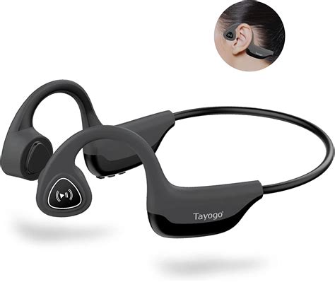 Tayogo Bone Conduction Headphones Bluetooth 50 Open Ear Wireless