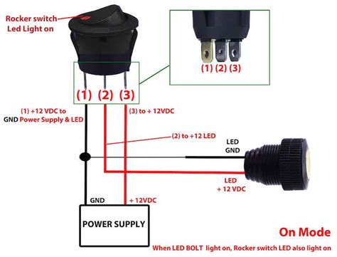Now that you have an idea how rocker switches are constructed internally, let's go over the wiring diagram, so that you will now how to connect a rocker switch to a circuit. 32 3 Position Rocker Switch Wiring Diagram - Wiring Diagram Database