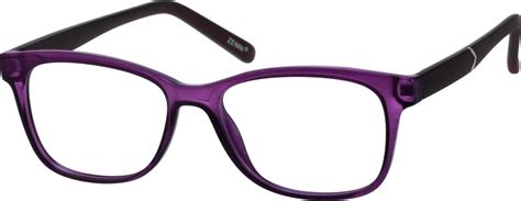 Purple Womens Purple Square Eyeglasses 2094 Zenni Optical Eyeglasses