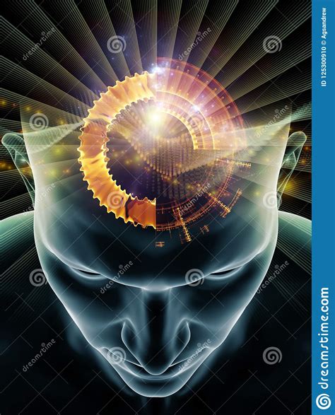Energy Of Human Mind Stock Illustration Illustration Of Consciousness