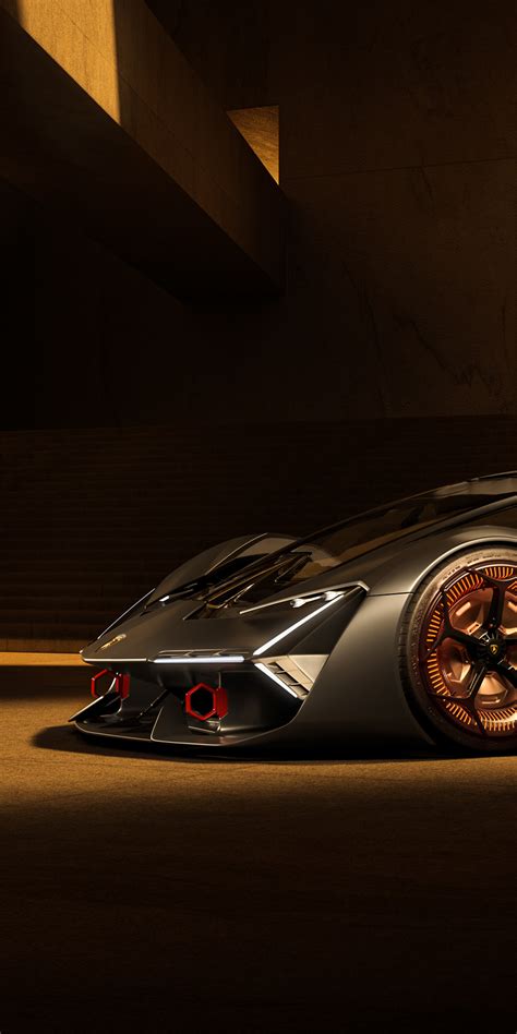 1080x2160 Lamborghini Terzo Millennio 4k 2020 One Plus 5thonor 7x