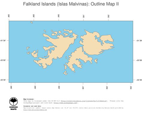 Islas malvinas las islas malvinas (o falkland islands, en inglés) el archipiélago de las islas está formado por 776 islas, donde se destacan dos islas principales: Map Falkland Islands (Islas Malvinas); GinkgoMaps ...