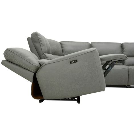 Gilman Creek Fabric Power Reclining Sectional With Power Headrests
