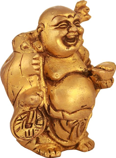 A representation or likeness of. Small Size Laughing Buddha