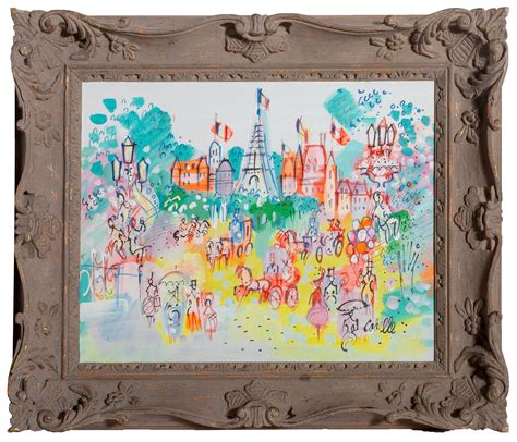 Charles Cobelle Paris Scene Painting By Charles Cobelle For Sale At