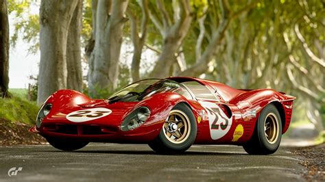Ferrari 330p4 Daytona Spyder Winner Of The 1967 24