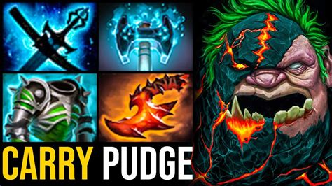 Carry Pudge With Crazy Build Pudge Official Youtube
