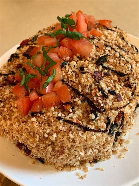 The texture of a cheeseball is super easy to fix, so if you add a few too many optional. BRUSCHETTA CHEESE BALL