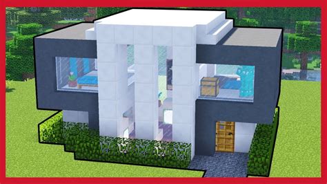 Minecraft Come Costruire Una Casa Moderna Youtube