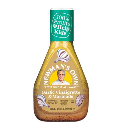 Garlic Vinaigrette Dressing Newmans Own