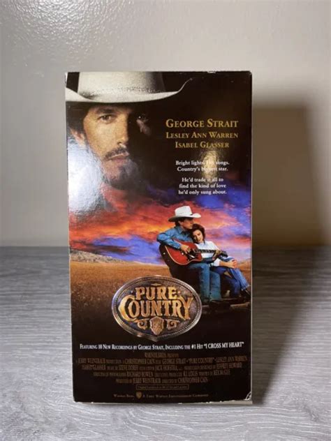 Pure Country Vhs Tape George Strait Lesley Ann Warren