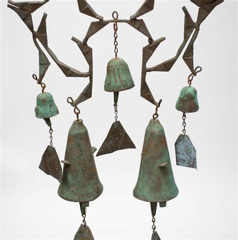Paolo Soleri 5 Bell Wind Chime At 1stdibs
