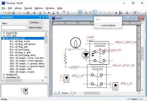 Tinycad Software Bundle Electrical Circuit Diagram Design Cad Software