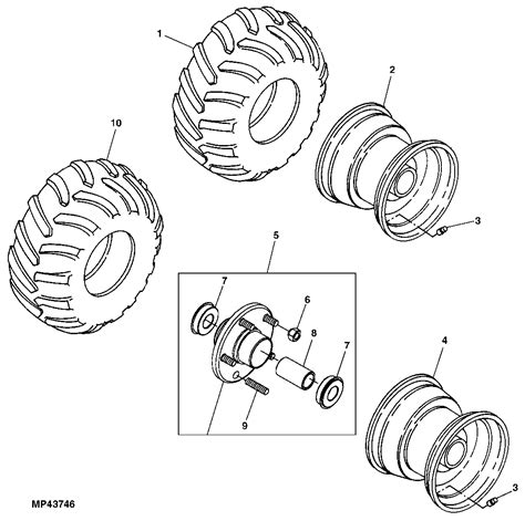 4x2 Utility Vehicle Wheels And Tires Optional Run Flat Epc John