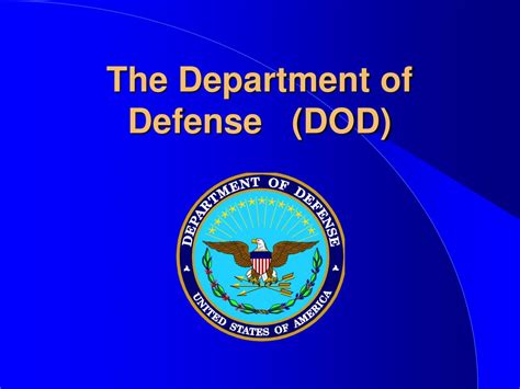 Ppt Lesson 1 Dept Of Defense Organization Powerpoint Presentation