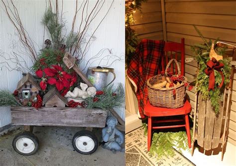 31 Cozy Rustic Outdoor Christmas Decor Ideas Indoor