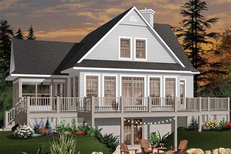 Four Season Vacation Home Plan 21569dr Architectural Designs