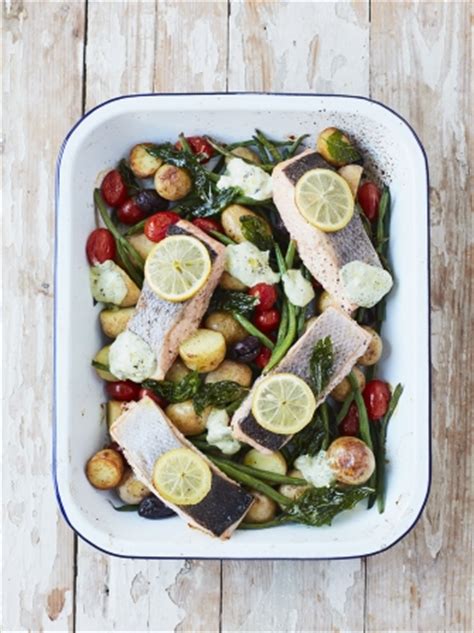 The secret of a good risotto is to stand over it and give it your undivided (and loving) attention for about 17 minutes. Roasted salmon & summer veg traybake | Fish recipes ...
