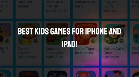 Os 10 Melhores Jogos Infantis Para Iphone E Ipad Androidatm