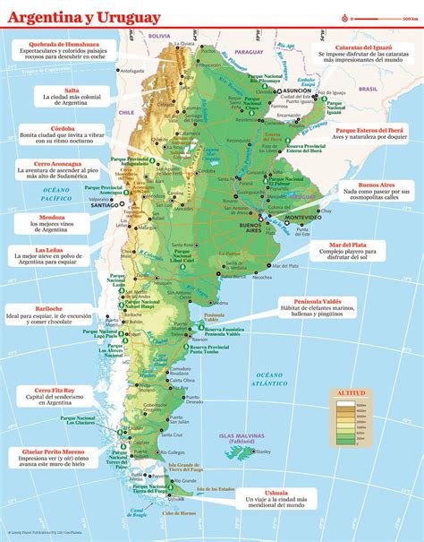 Mapa De Argentina Lonely Planet