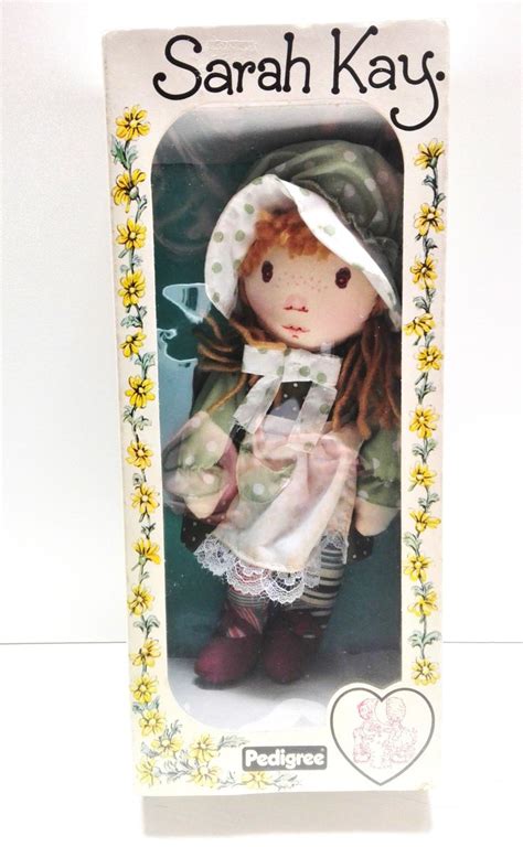 Sarah Kay Pedigree Rag Doll In Original Box Doll Made Of Cloth In