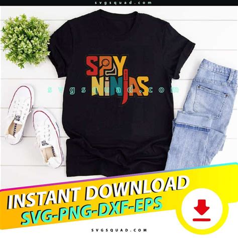 Spy Gaming Ninja Tee Game Wild With Clay Svg Png Cut File Silhouette