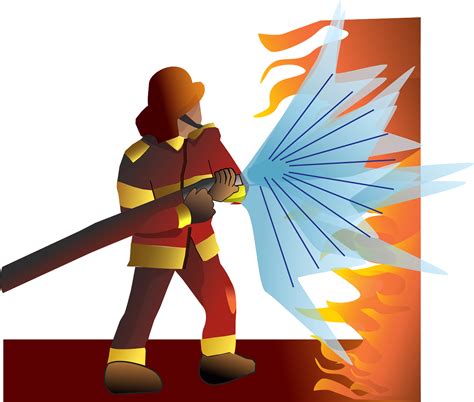 Gambar Mewarnai Gambar Profesi Pemadam Kebakaran Jalan Kartun Di