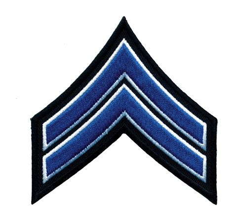 Rayonpolyester Embroidered Patch Law Enforcement Industry Type Rank