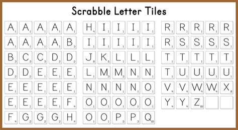 8 Best Images Of Printable Scrabble Tiles Board Free