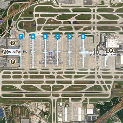 Hartsfield Jackson Atlanta Airport Map Atl Terminal Guide