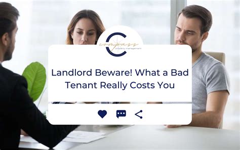 Landlord Beware What A Bad Tenant Really Costs You Being A Landlord