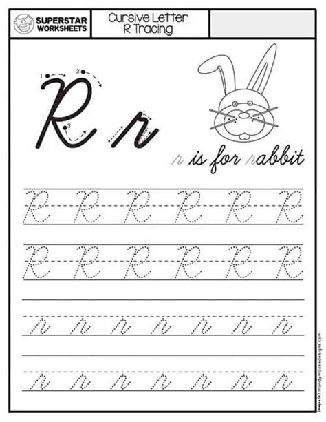 Free Tracing Worksheets For Children To Practice Their Cursive Alphabet