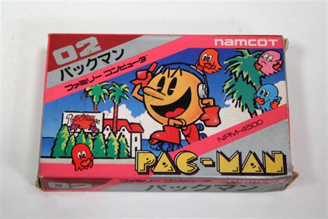 Pac Man Boxed Famicom Japan Nes Namcot 02 48281993