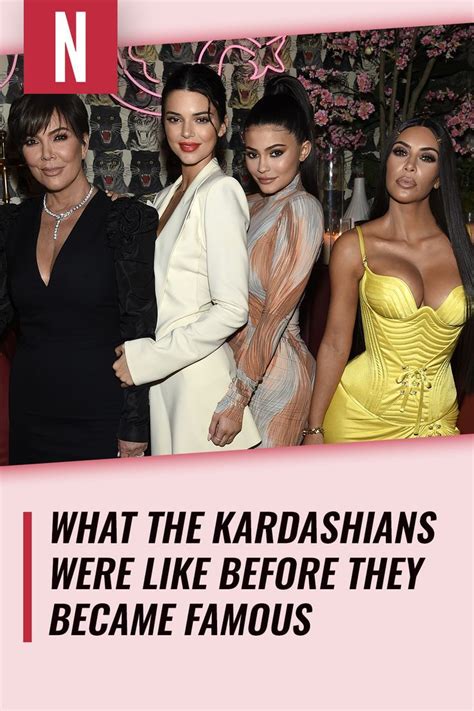 what the kardashians were like before they became famous artofit