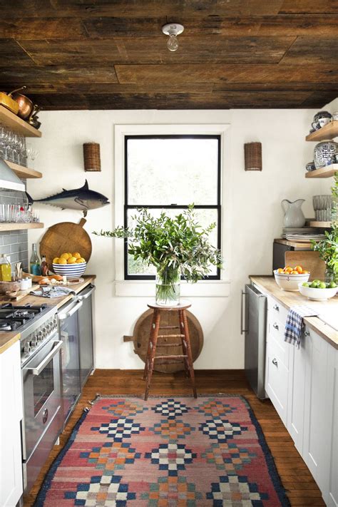 Take A Peek Inside This Cozy Cottage By The Sea Galley Kitchen Design