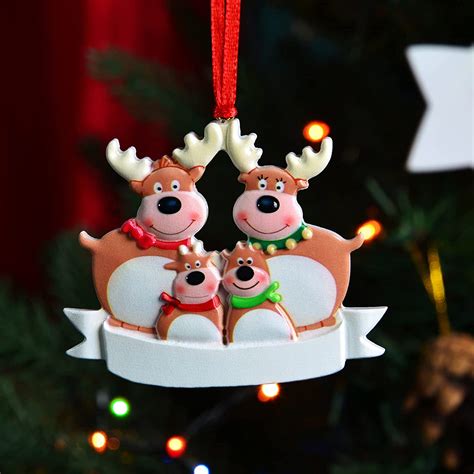 Personalized Reindeer Ornament 599 Mommys Memorandum