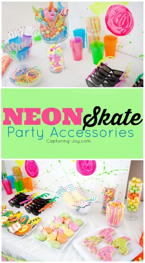 Neon Skate Birthday Party