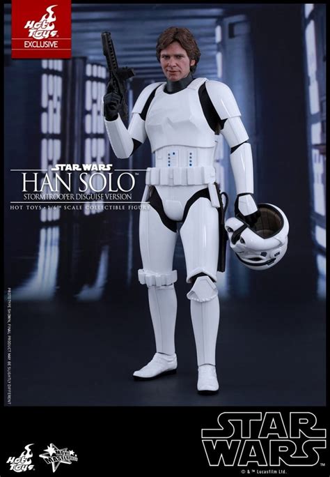 Hot Toys Star Wars A New Hope 16 Han Solo Stormtrooper Disguise
