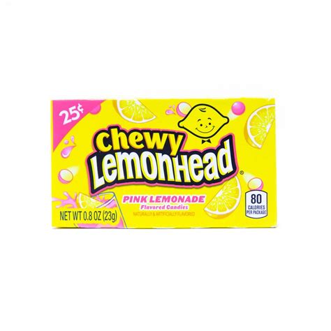 Chewy Lemon Head Pink Lemonade 23g Box Candy Room