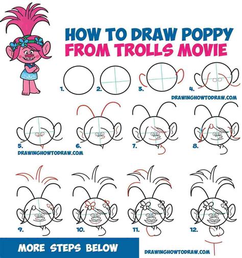 cartoon characters drawing easy step by step ~ cute cartoon characters drawing easy bodenewasurk